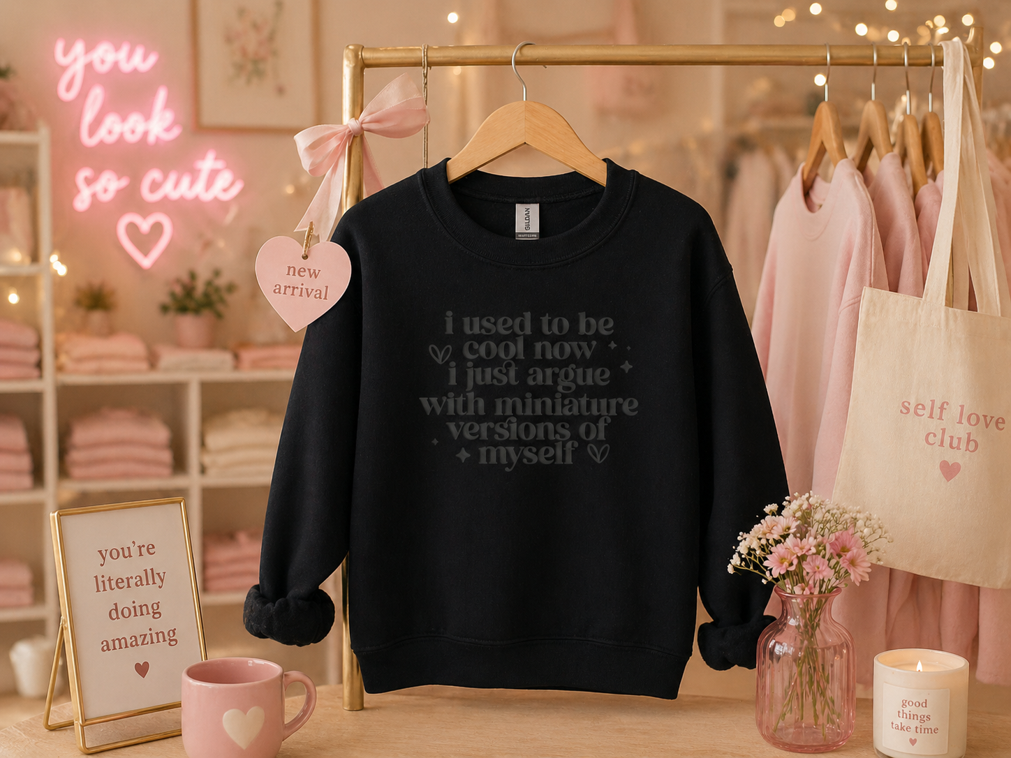 Embroidered I Used To Be A Cool Mom Sweatshirt, Embroidered Gift for Her
