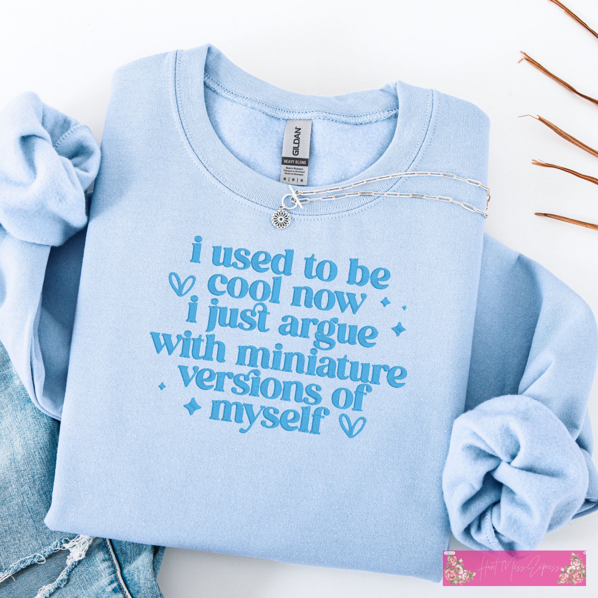 Embroidered I Used To Be A Cool Mom Sweatshirt, Embroidered Gift for Her